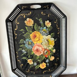 Large Painted Tole Tray