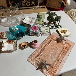 Glass And Ceramic Pieces, Coasters And Other Items (Garage)