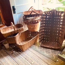 Assortment Of Berry & Wooden Baskets (garage)