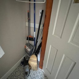 Brooms, Mop And Handvac (kitchen Closet)