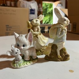 Rabbit And Cat Figures (Garage)