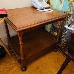 Side Table With Drawer On Bottom