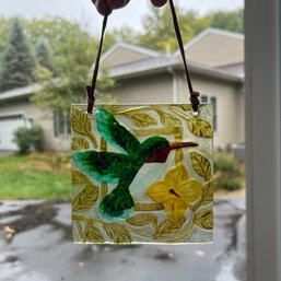 Glass Hummingbird Decoration (Garage)