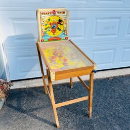 Vintage Superior Toy Co. State Fair  Pinball Game On Stand (LH)