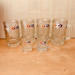 Vintage A&W Glass Mugs (NK)