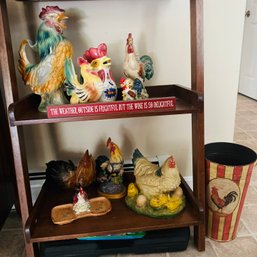 Bounty Of Chicken Decor! - Pitcher, Candle Sticks, With Side Dishes & More! (Kitchen)