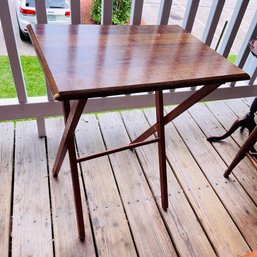 Single Wooden Tray Table