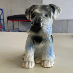 Adorable Ceramic Vintage Dog Figurine/Vessel