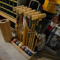 Croquet Set With Stand (basement)