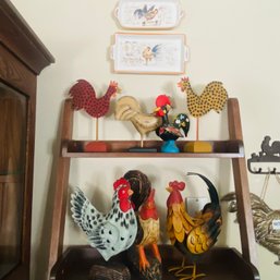 Ceramic Dishes, Metal Hot Plate, Chicken Votive Holder, & More Chicken Decor! (Kitchen)