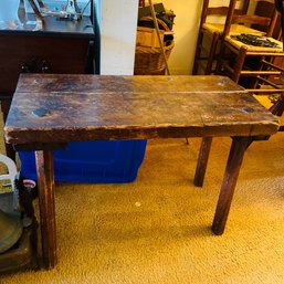 Small Rustic Wooden Side Table/bench
