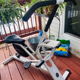 No Electricity Needed! Aerobic Total Body Fitness Health Rider Machine, Works Well (Porch)