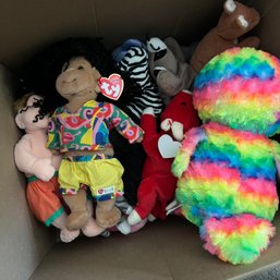 Assorted TY Stuffed Animals/dolls (LR)