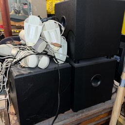Harman Speakers And Assorted Computer Speakers (basement)
