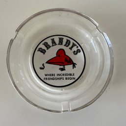 Brandy's 'Where Incredible Friendships Begin' Vintage Advertising Ashtray (Upstairs BR)