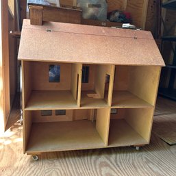 Hand-Made Dollhouse On Wheels! (Shed)