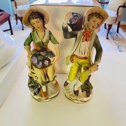 Vintage Homco Porcelain Vinyard Workers Figurines (Dining Room)
