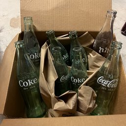 Glass Coca-cola Bottles (basement)