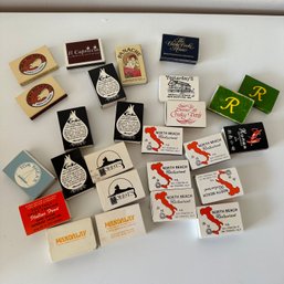 Vintage Matchbox Collection - Bars And Restaurants From Massachusetts, RI, And California! (Upstairs BR)