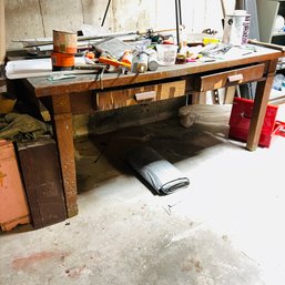 Old Library Table (Basement 2)