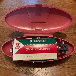 Singer Buttonholer In Case (Hallway)