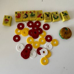 Vintage Mah Jong Pieces (Upstairs BR)