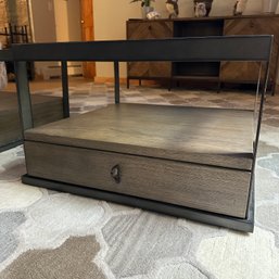 Custom Casewood Glass Top Bunching Table #1 (LR - 62295)