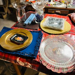 Assorted Placemats, Platters And Other Decorative Tablewares (Basement 2)