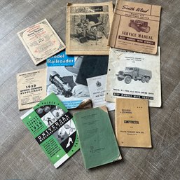 Lot Of Vintage Manuals And Catalogs (HW)
