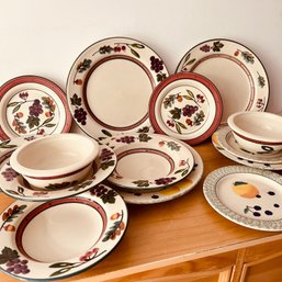 Hartstone Fruit Patterned Dishes & Bowls (NK)