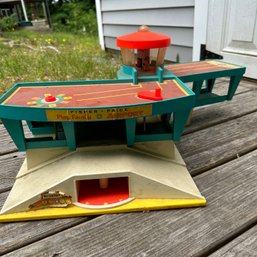 Vintage Fisher Price Play Family Airport (Shed)