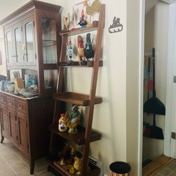 75' Tall, 5 Step Ladder Bookshelf (contents Not Included) - Kitchen