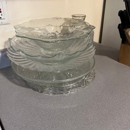 Assortment Of Glass Serving Dishes And Platters (Kitchen)