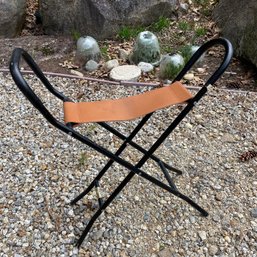 Coopers Leather Foldable Gardening Seat (Shed)