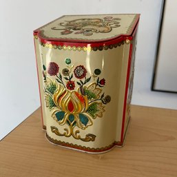 Vintage Tin With Lid - Made In England (Garage)