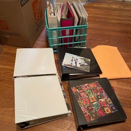 Large Lot Of Crafting, Quilting, And Sewing Patterns In Binders (Living Room)