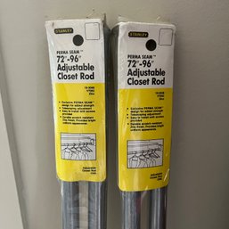 Pair Of Stanley Closet Rods, New (Entry)