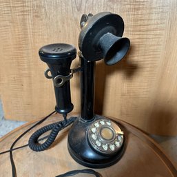 Vintage Candlestick Rotary Telephone (Basement 1)