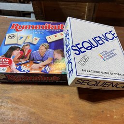 Game Lot: Sequence And Rummikub (Garage)