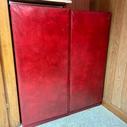 Vintage Large Vinyl Padded Cabinet 57866 ~Contents Not Included~ (BSMT)