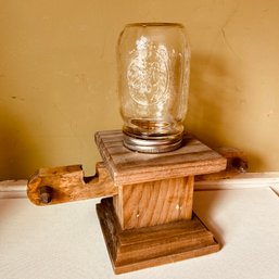 Rustic, Mason Jar Candy Dispenser (SA)