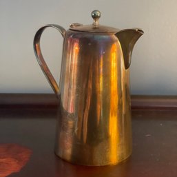 Vintage Silver Metal Kettle (Living Room)