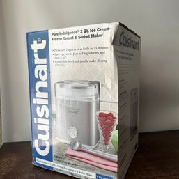 CUISINART In Box 2Qt Ice Cream & Frozen Yogurt Maker