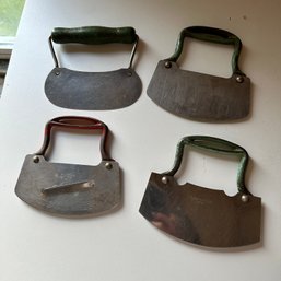 Four Vintage Stainless Kitchen Hand Chopper Blades (Basement)