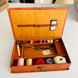 Vintage Sewing Box With Strawberries (NK)