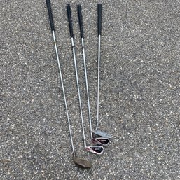 Set Of 4 Golf Clubs - Callaway, Northern & Accutech (Shed)