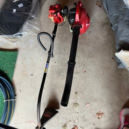 Homelite Gas Powered String Trimmer And Blower (garage)