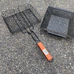 Grilling Season Is Here! Nonstick Grill Basket & Wok Set (Shed)