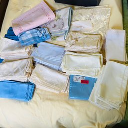 Large Assorted Lot Of Table Linens No. 1 (Bedroom 3)