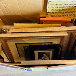 Picture Frame Box Lot (Basement 1)